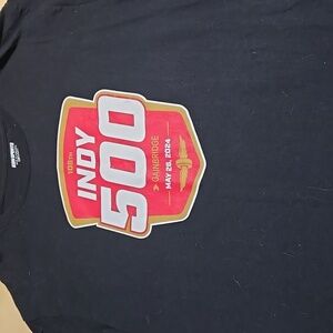 T17 Indy 500 2024 Black Men's Short Sleeve Tee
